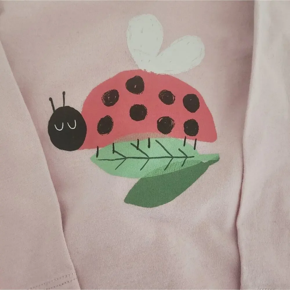 3-6M GAP Jeans Abd Tea Collection Lady Bug Tee